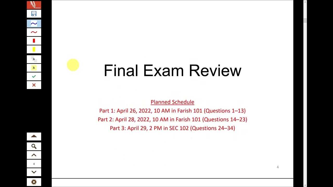 final exam review answers