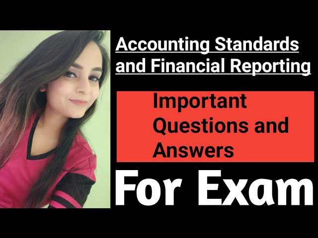 financial reporting exam questions and answers