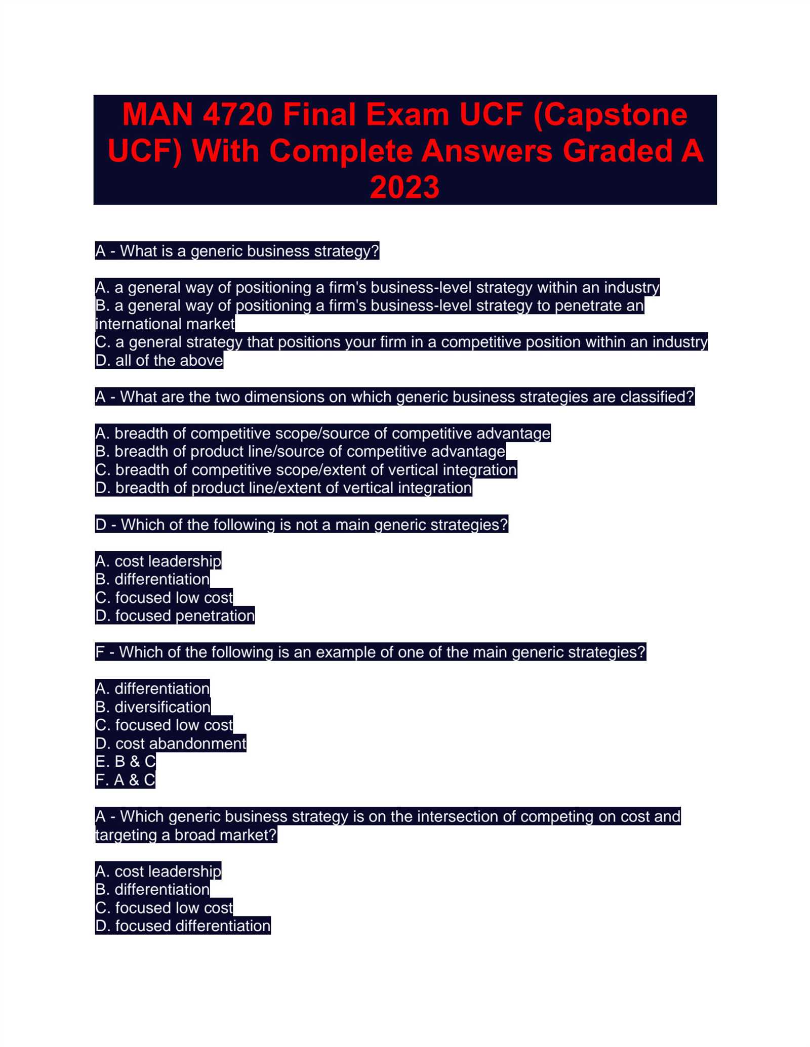 sam cengage final exam answers