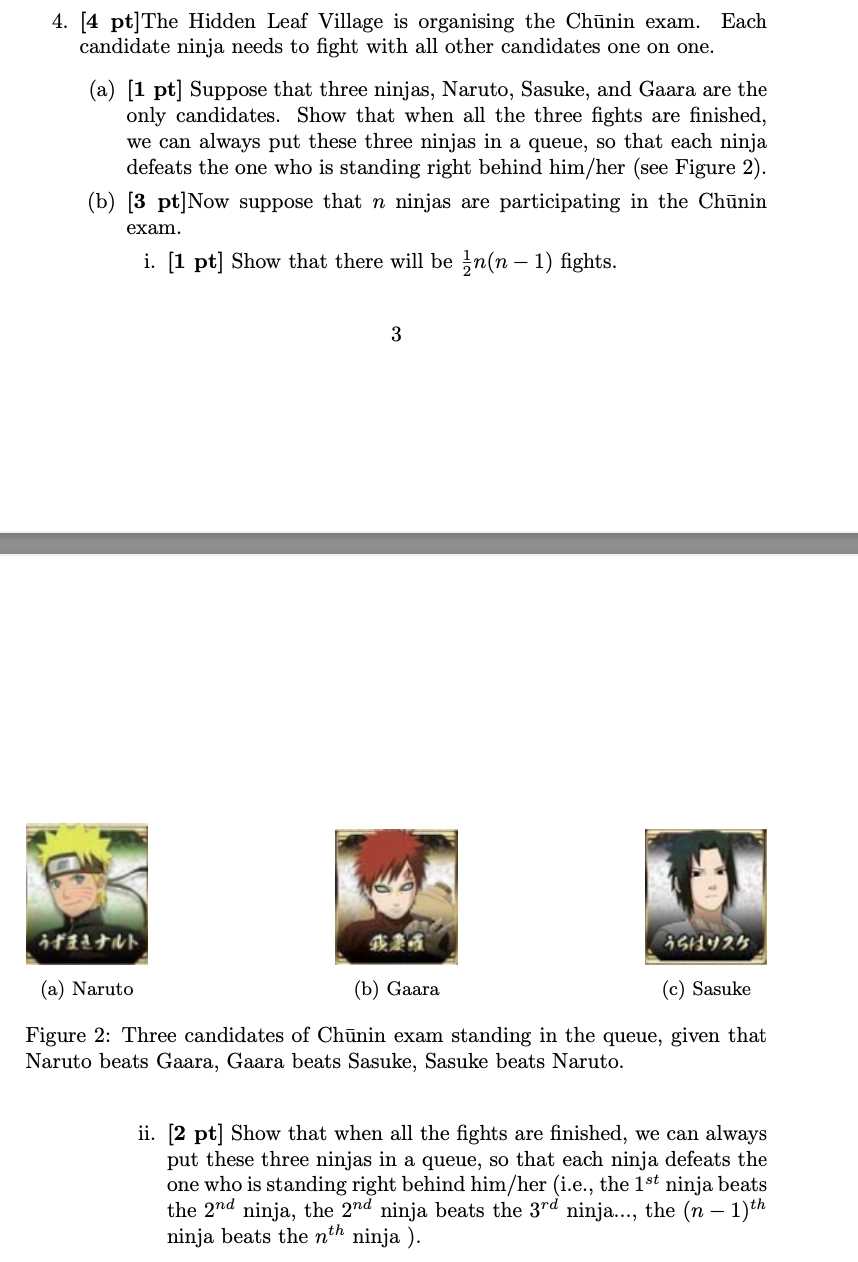 all chunin exam answers