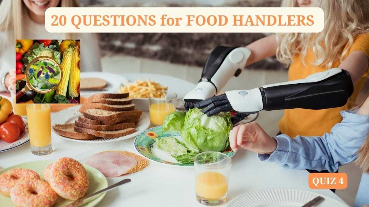 food handler questions and answers