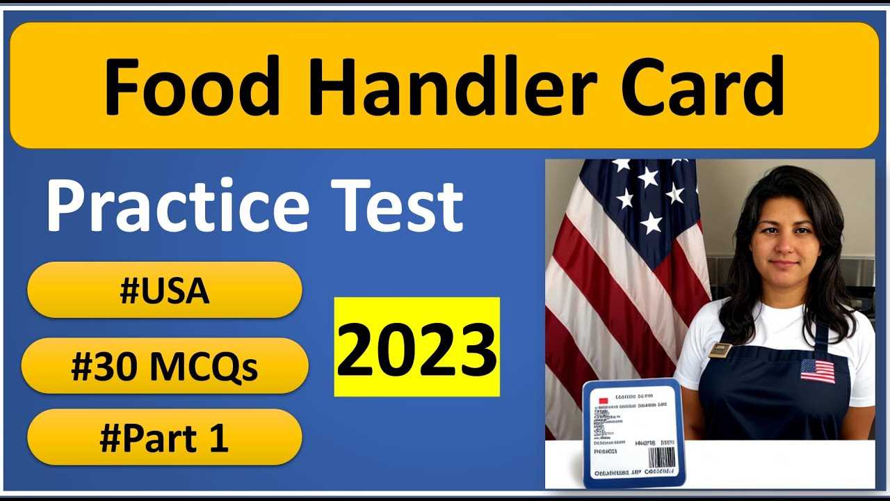 food handlers card exam answers