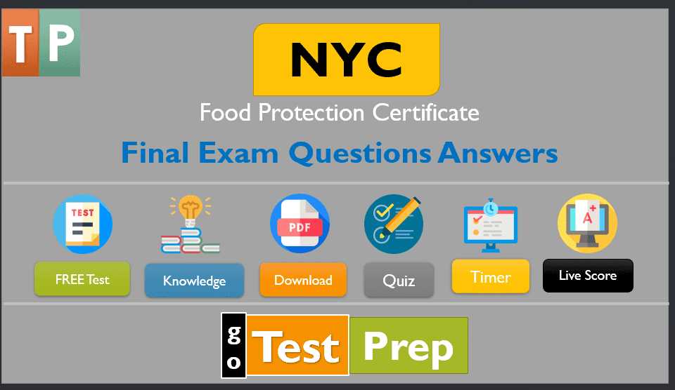 food protection course questions and answers