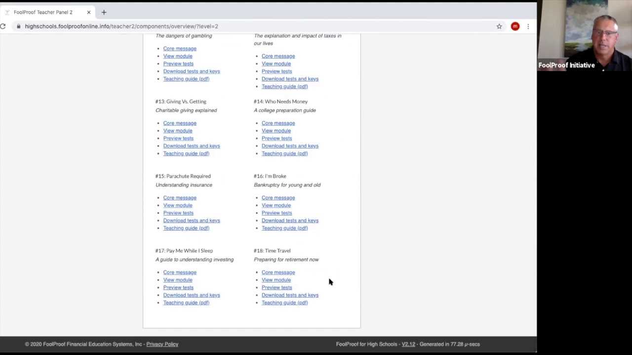 foolproof answers module 8