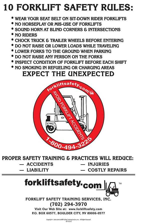 forklift exam answers