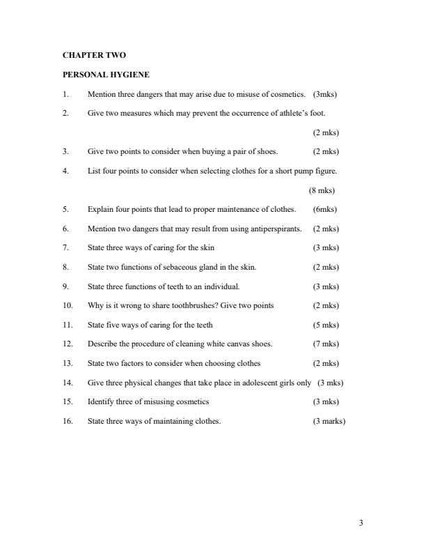 form 1 science exam paper with answer