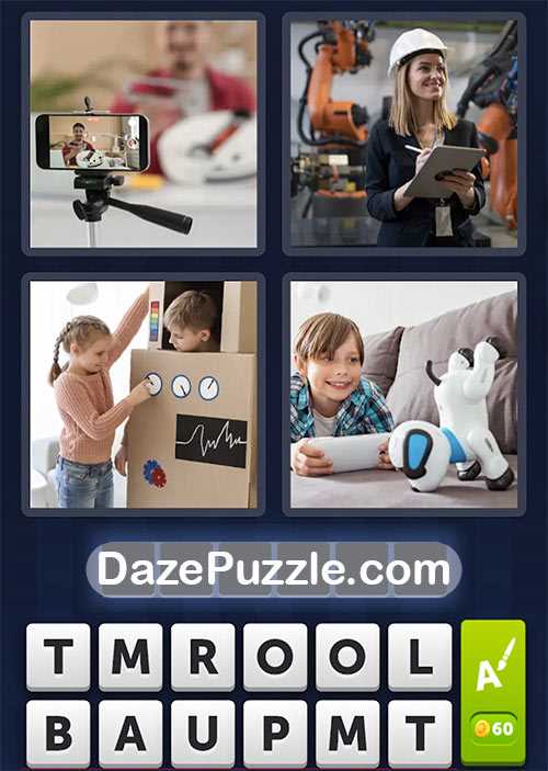 four picture word answers