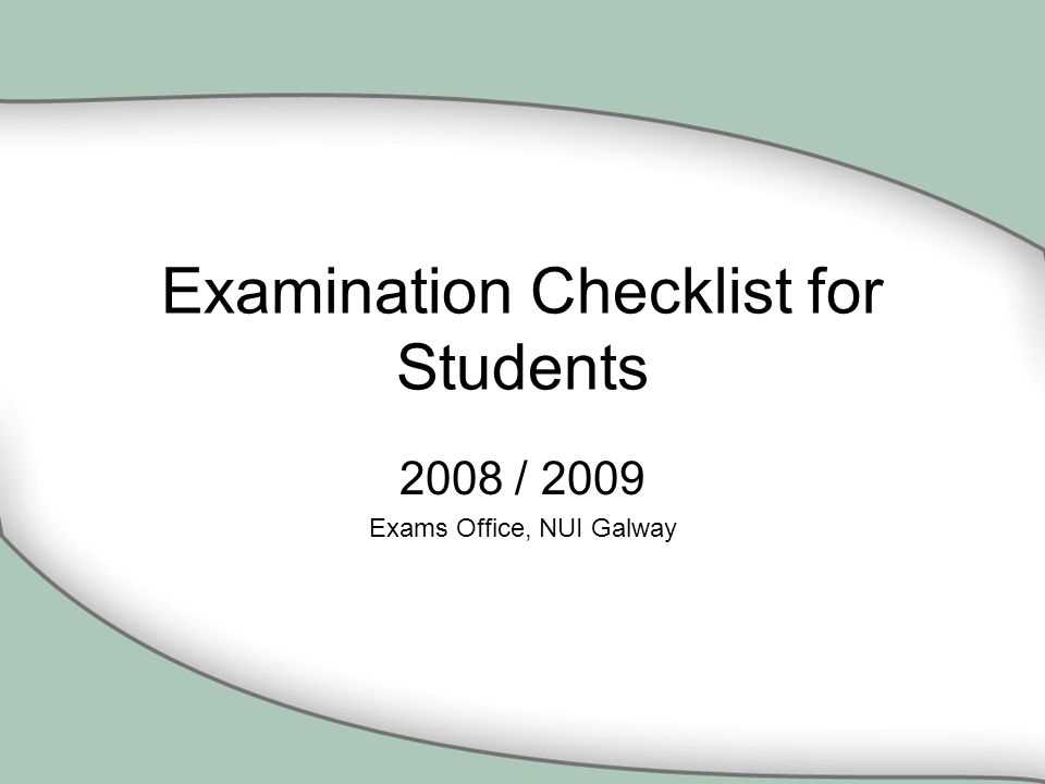 nuig exam results