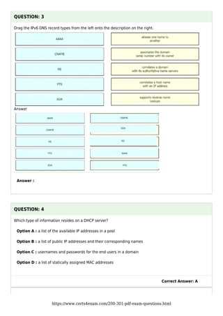 ccna 200 301 exam answers