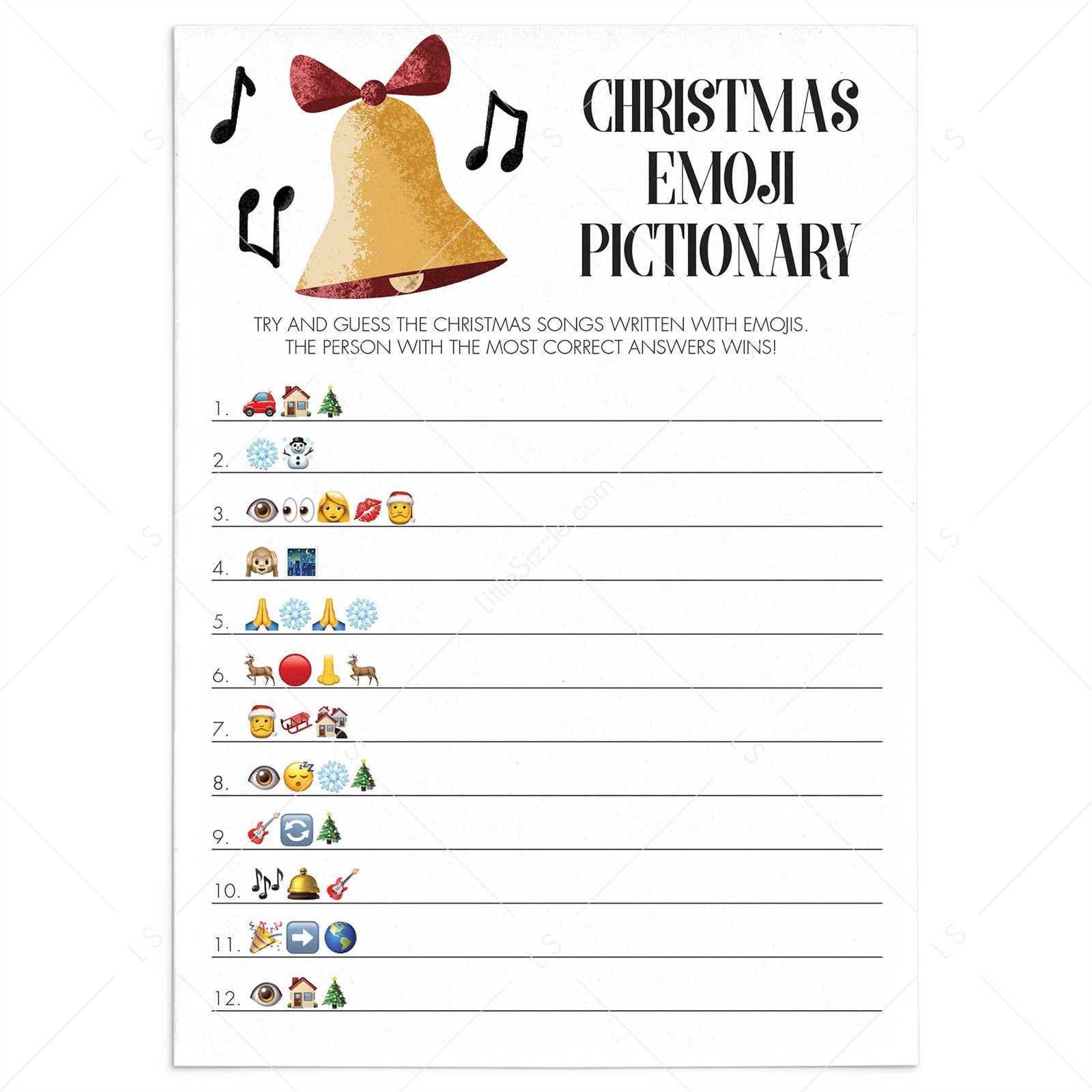 christmas songs worksheet answers