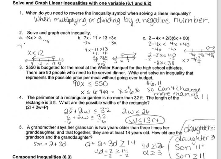 algebra chapter 6 test answers