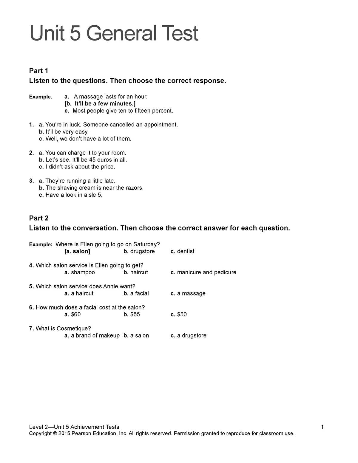 examen unidad 5 answers