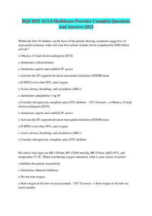 acls answers 2025