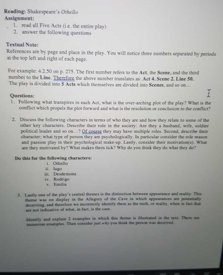 othello act 2 questions and answers