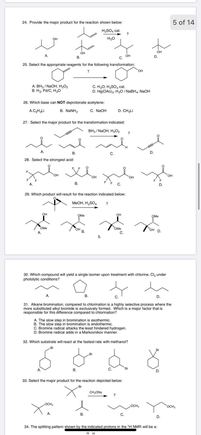 acs biochemistry exam percentiles