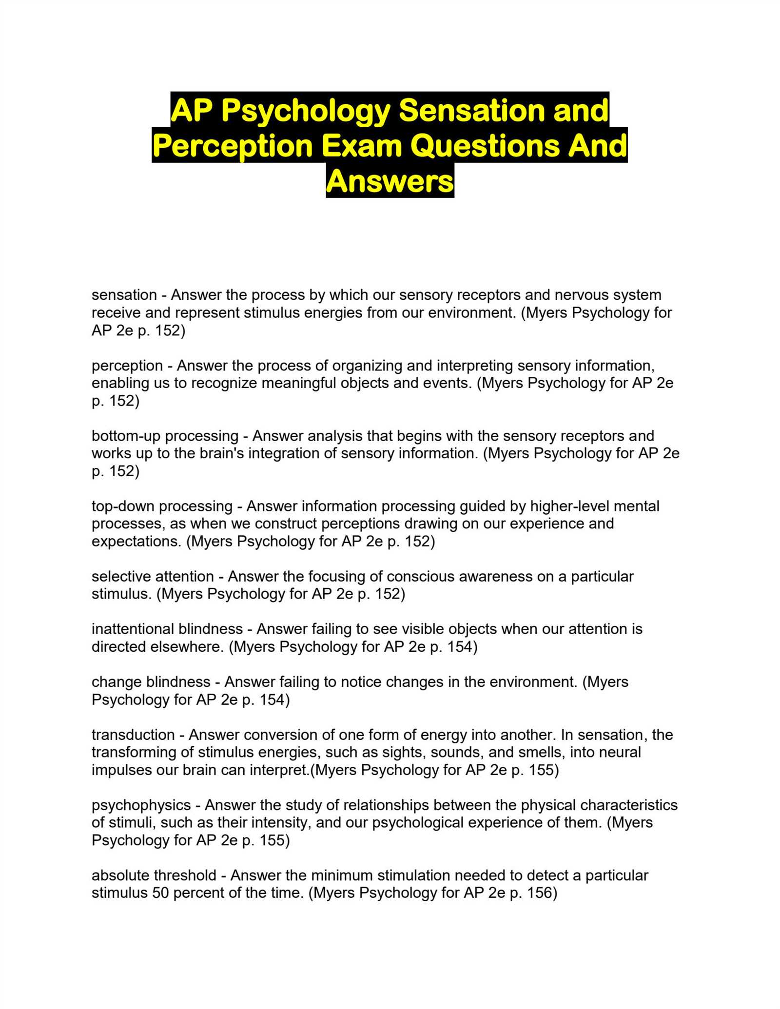 ap psychology 2012 exam answers