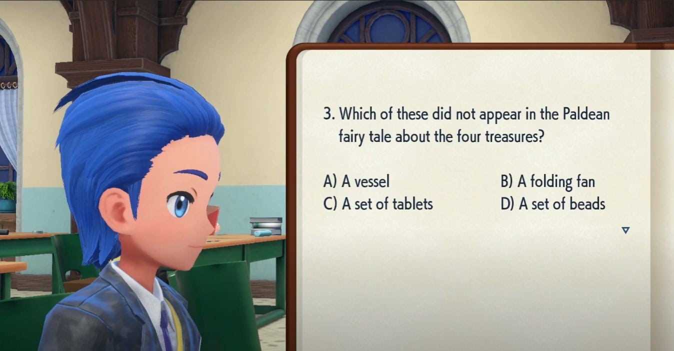 exam answers pokemon scarlet