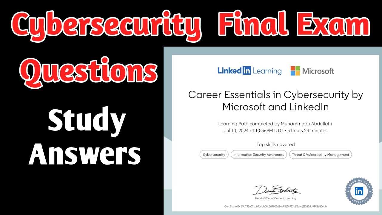 certified in cybersecurity exam questions and answers