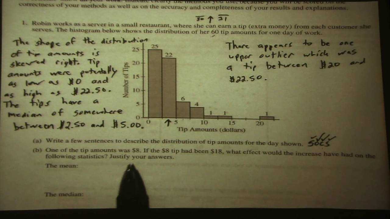 ap statistics practice exam answer key