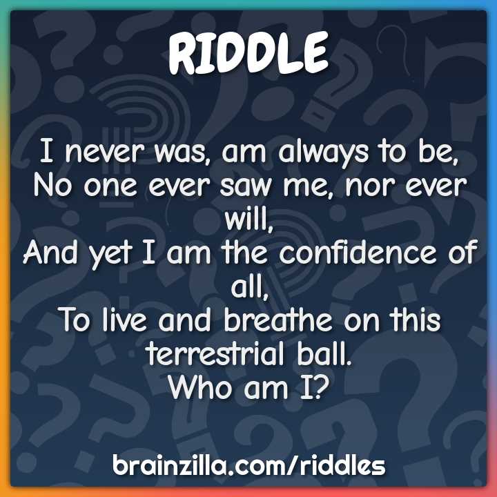 who am i riddles and answers