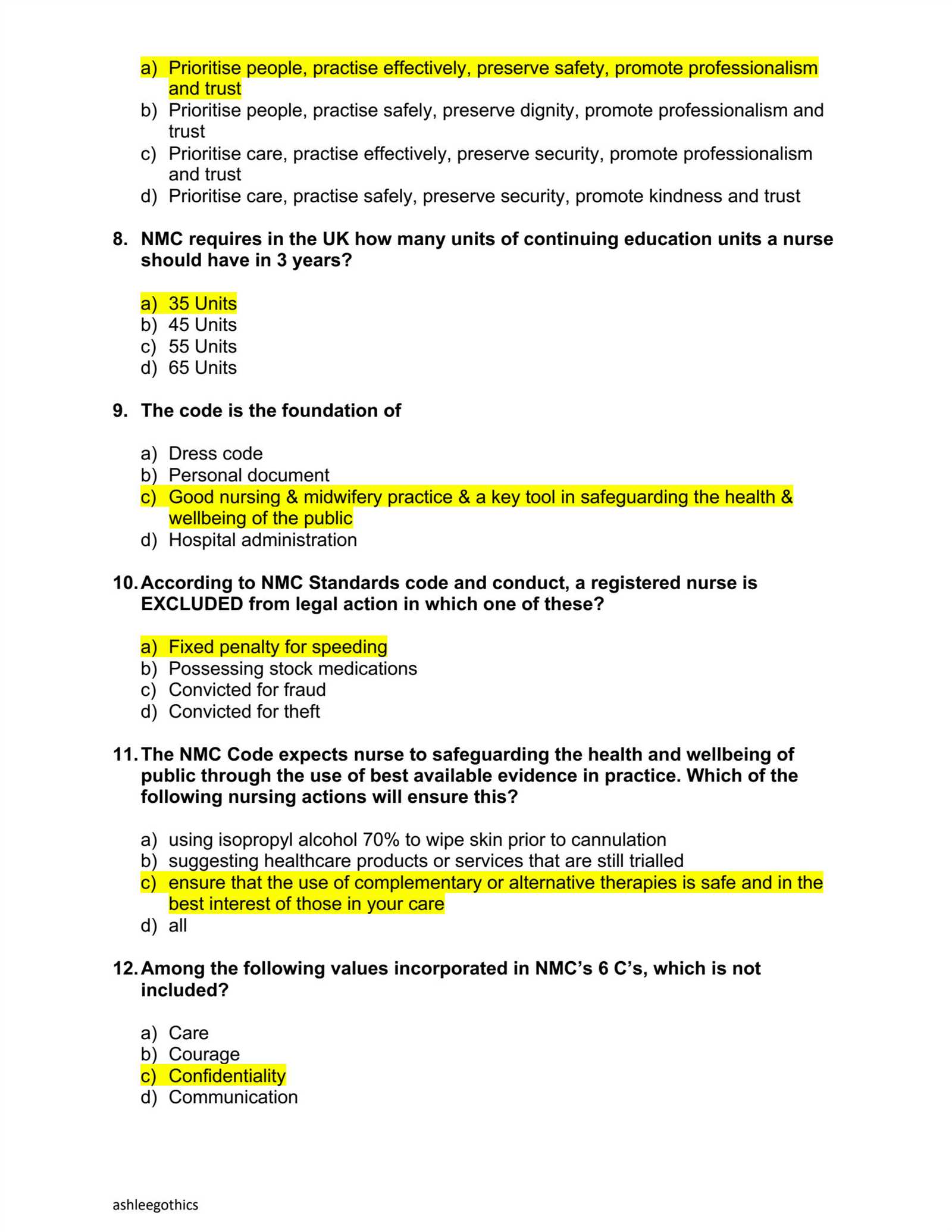 cbt exam questions and answers