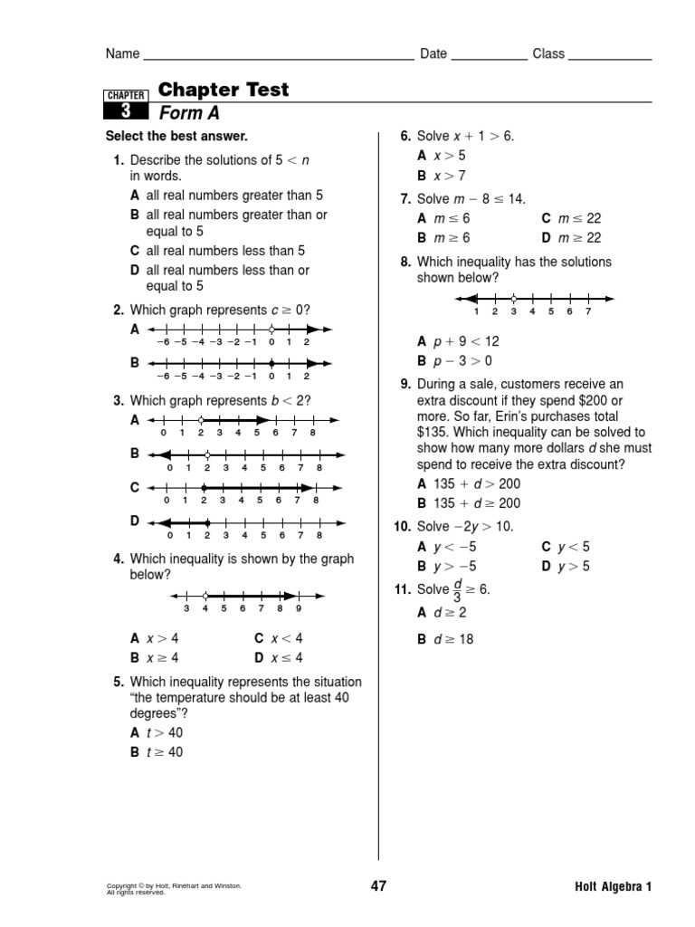 algebra 1 quarter 3 exam answers