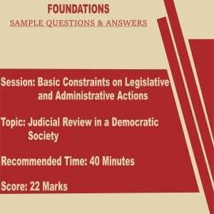 administrative law sample exam answers