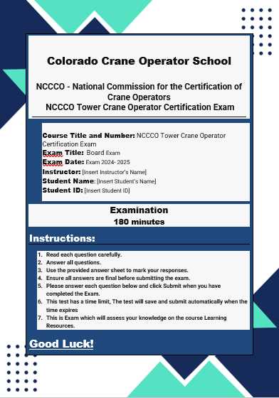 nccco test questions and answers