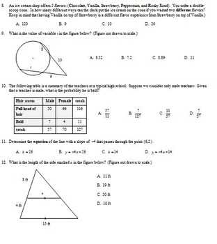 geometry semester 2 final exam answer key