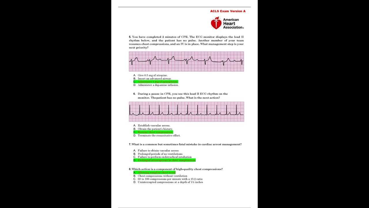 american heart association pretest answers