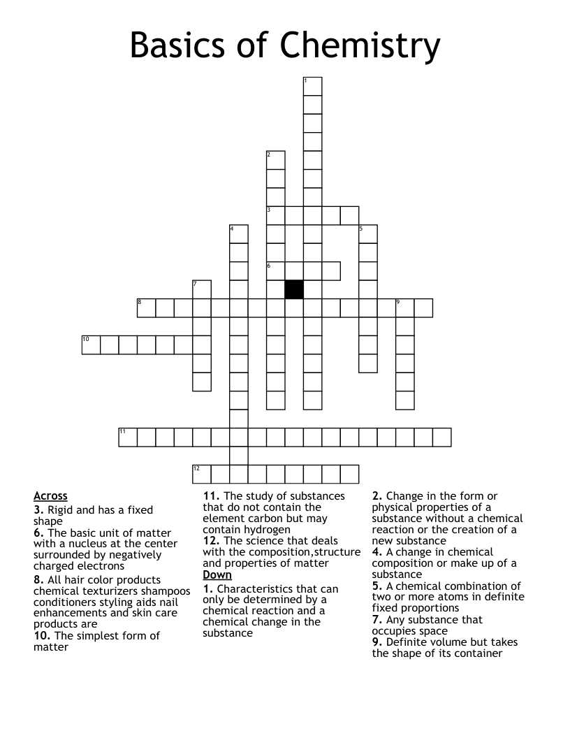 chapter 7 chemistry test answer key