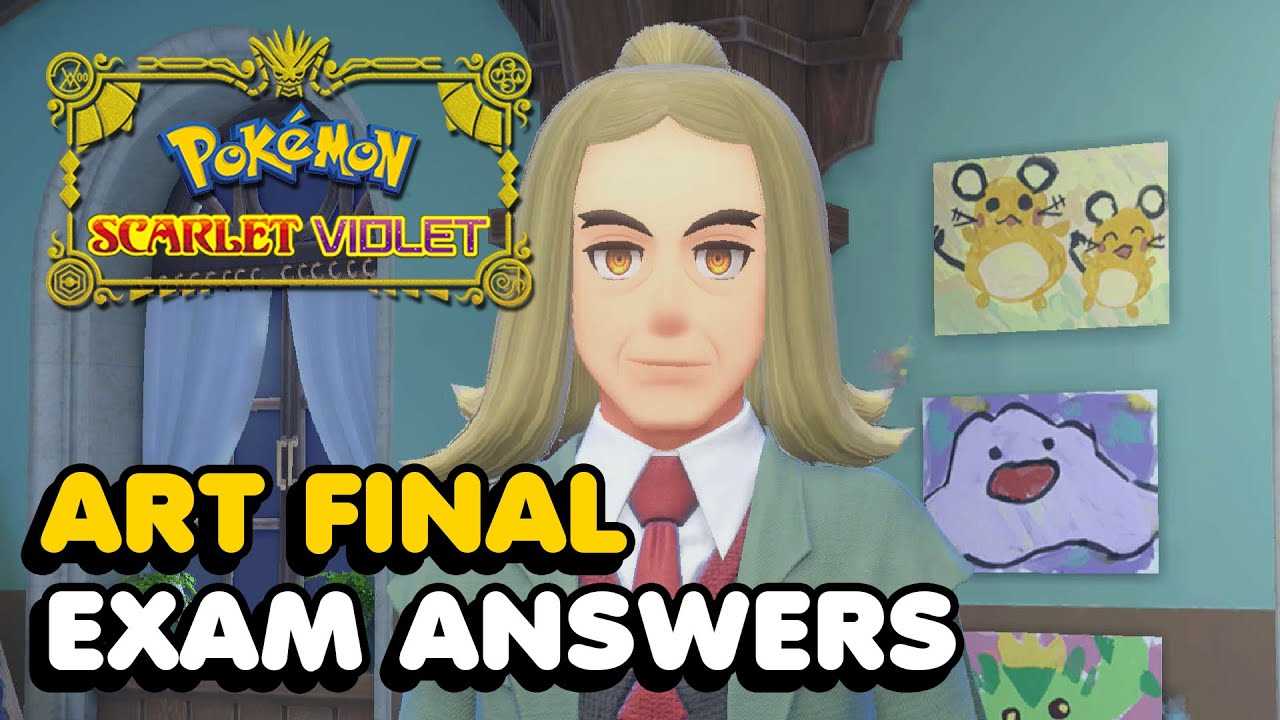 pokemon violet all exam answers