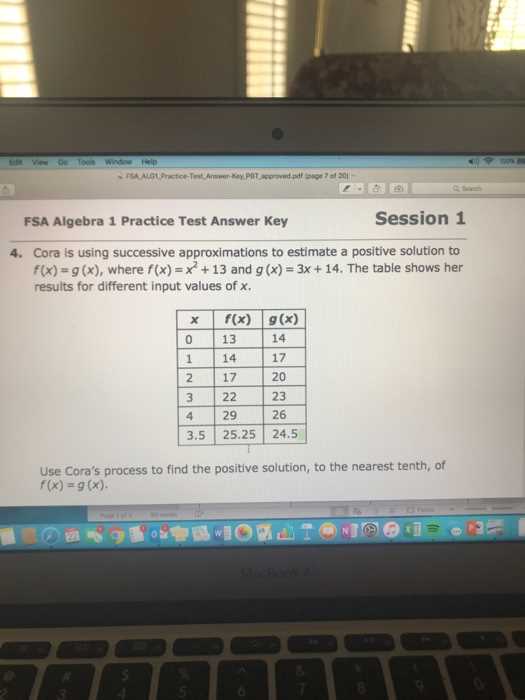 fsa test answers