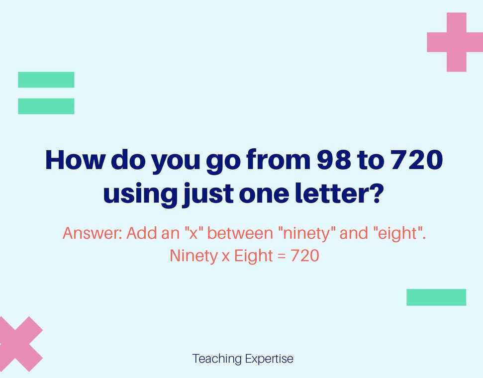 funny math riddles with answers