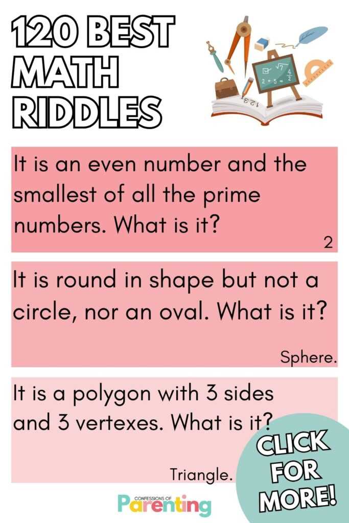 funny math riddles with answers