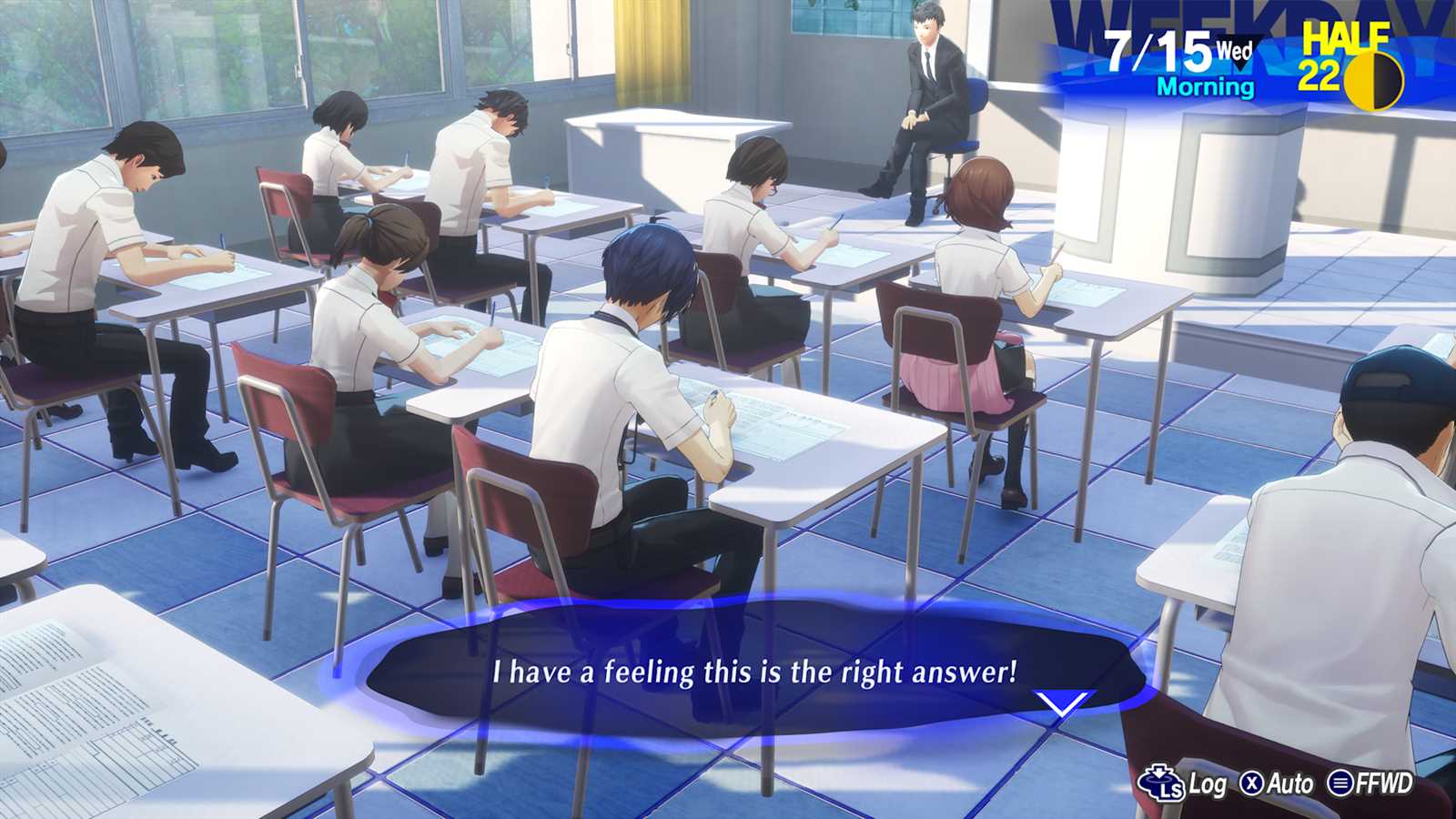 persona 3 reload july exam answers