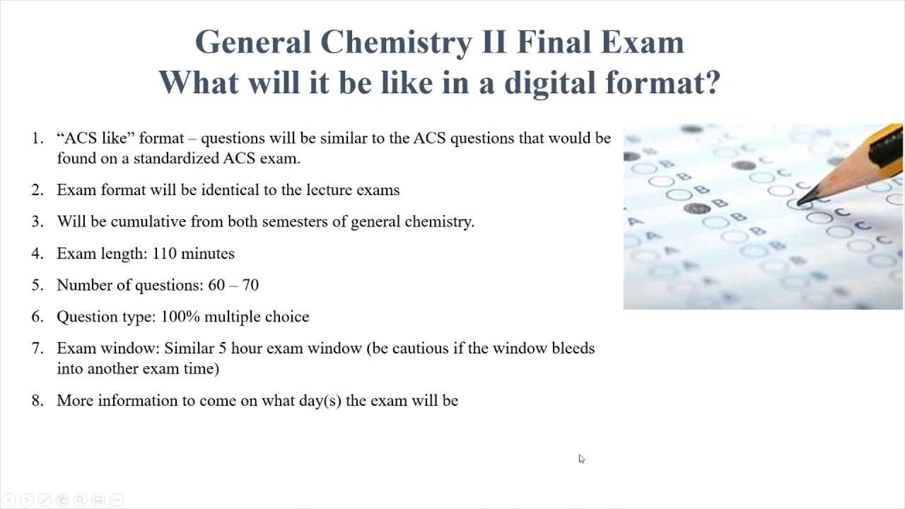 general chemistry 2 final exam questions and answers