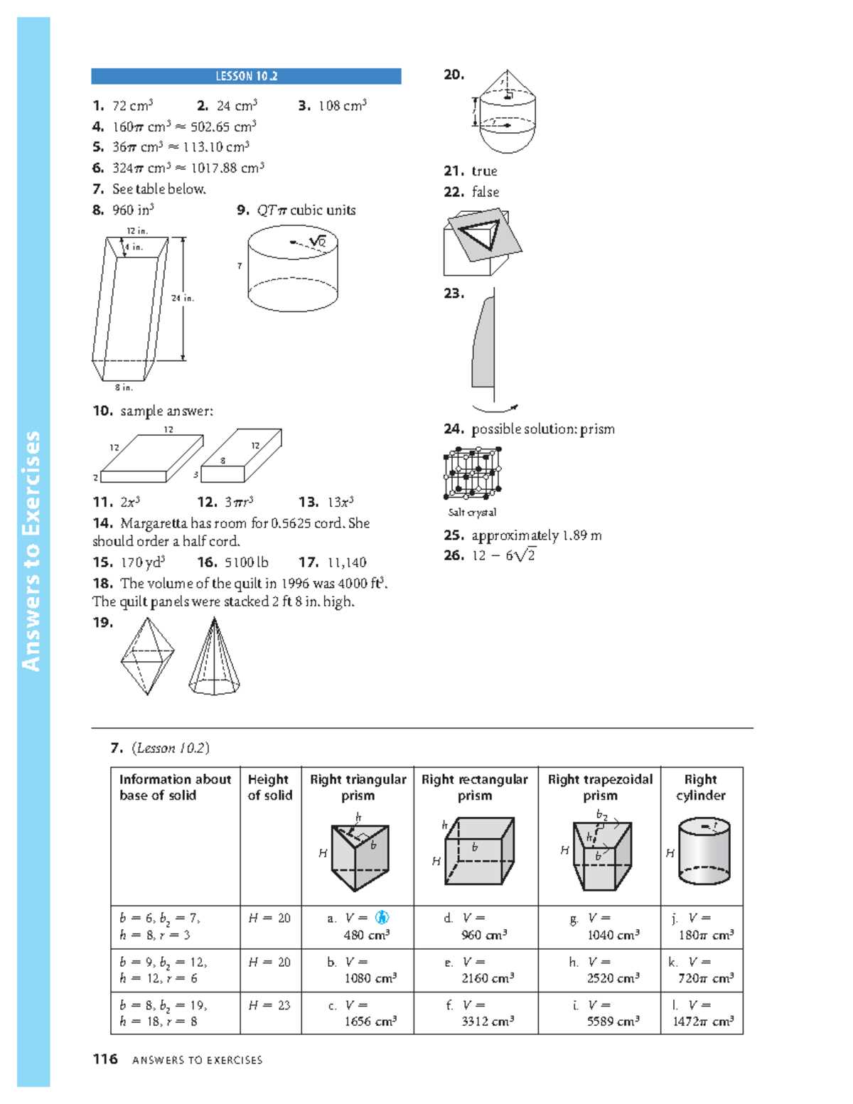 geometry 10.4 answers