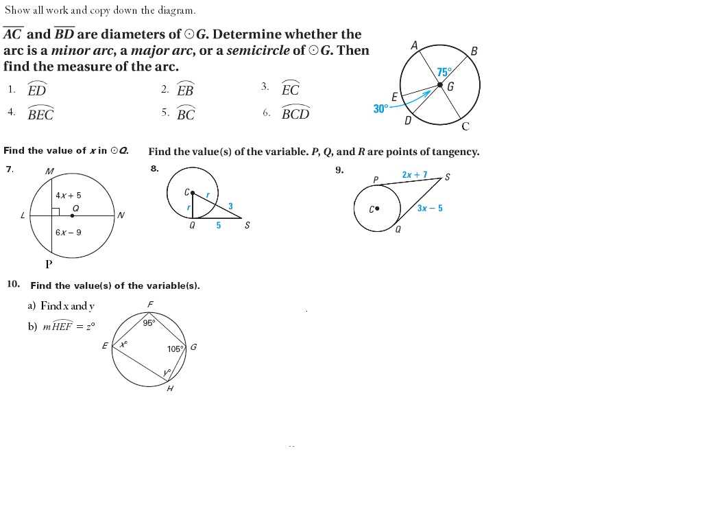 geometry 10.4 answers