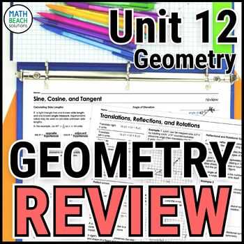 geometry quarter 3 exam review answers