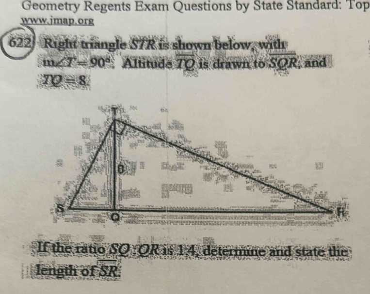 geometry regents exam questions by state standard topic answers