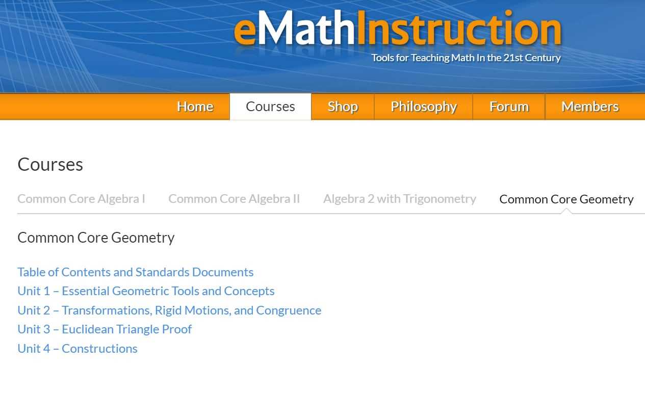 geometry unit 2 exam answers