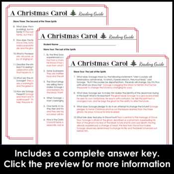 a christmas carol study guide questions and answers