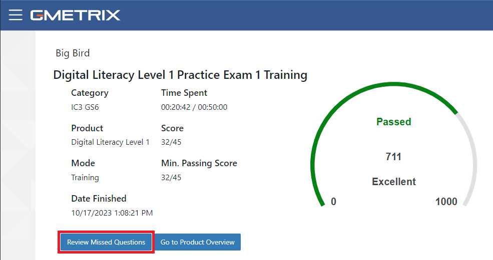 gmetrix practice exam 2 answers