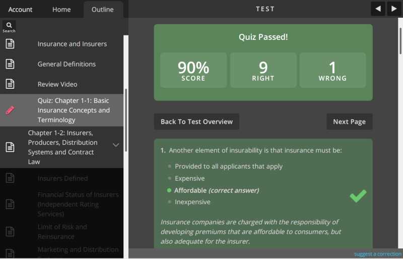 oregon property and casualty exam answers