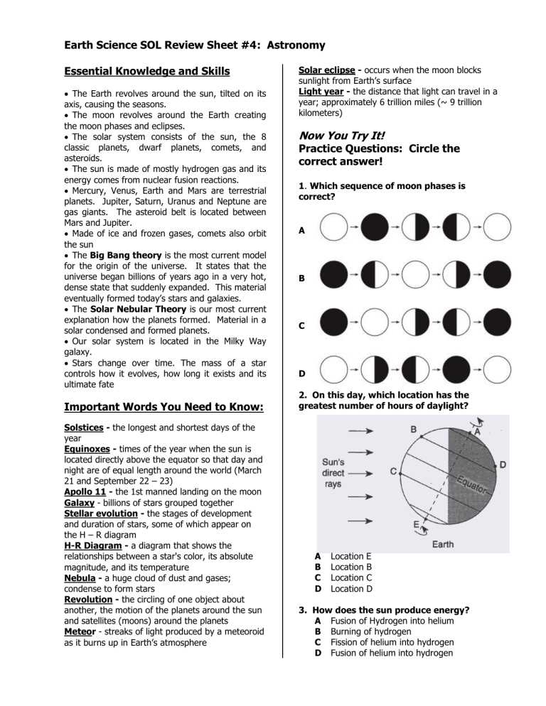 7th grade sol review packet answers