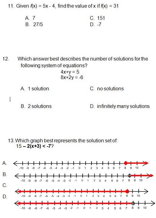 algebra 2 final exam review answers