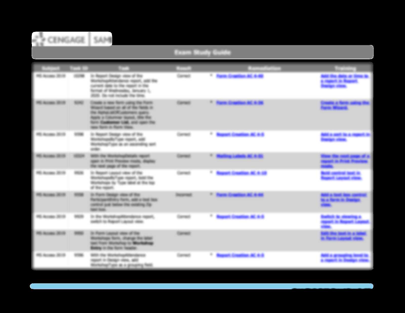 outlook module 1 sam exam answers