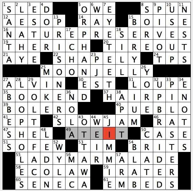 long exam answer crossword clue