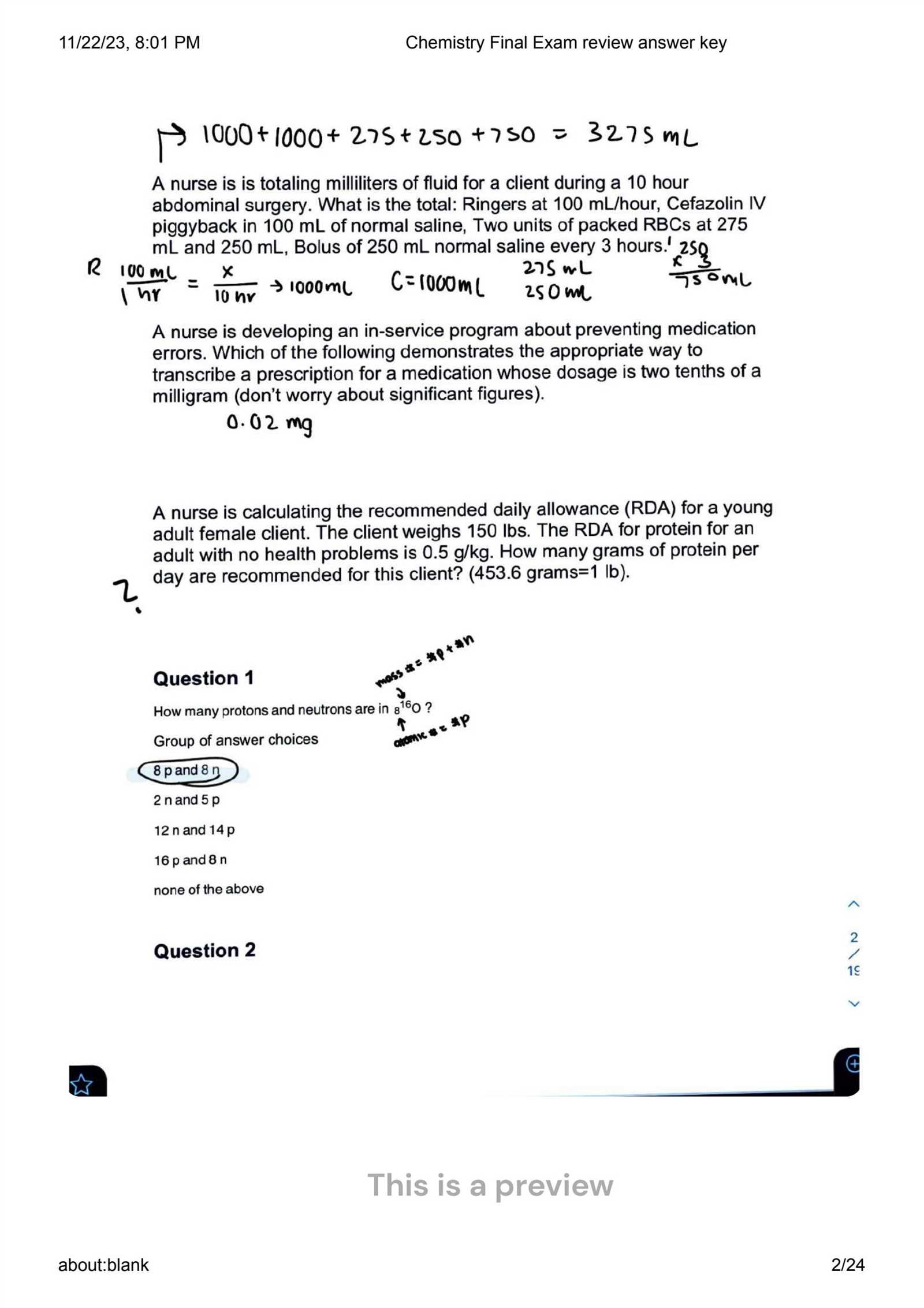 government final exam study guide answer key